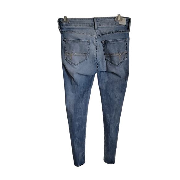 Denizen by Levi's Women's Jeans Jegging W26 Light Wash Inseam 28 Super Condition - Picture 2 of 11